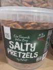 SALTY PRETZELS BY NATURE'S DELIGHT RESEAL TUB 1KG 
