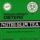 TEA WEIGHT LOSS BY NUTRI-SLIM DIETERS REGULAR STRENGTH HERBAL DRINK 30 TEA BAGS
